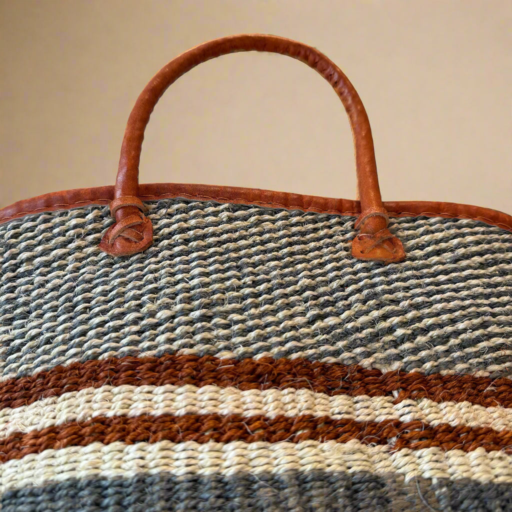 Dusty Blue Picnic Basket